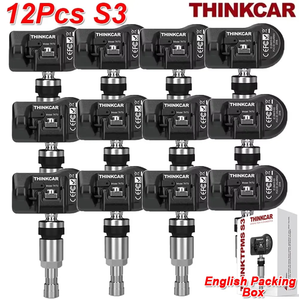 

THINKCAR THINKTPMS S3 Обновление автомобильного датчика давления в шинах TPMS S2 315 МГц 433 МГц Программа работы с инструментом Thinkcar и Mucar tpms