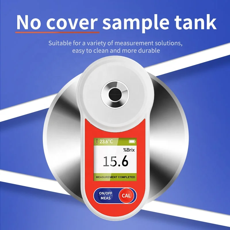 Популярный портативный измеритель сахара Sugar Brix 0-95% Рефрактометр для фруктового