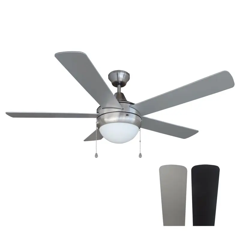 

Sadie LED Indoor Ceiling Fan in Brushed Nickel, 52-Inch
