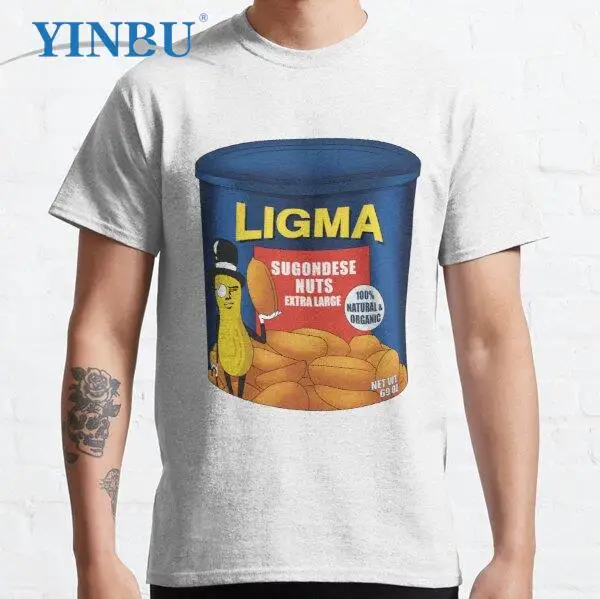 

Ligma Nuts Men's clothing anime graphic t shirts for men 2023 streetwear