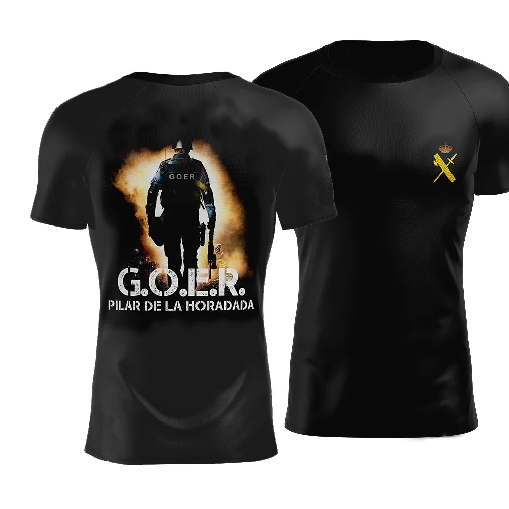 Фото Camiseta España Guardia Civil GOER. 100% Algodón De Alta Calidad, Cuello Redondo, Su 1897, De Gran Tamaño, Casual №1