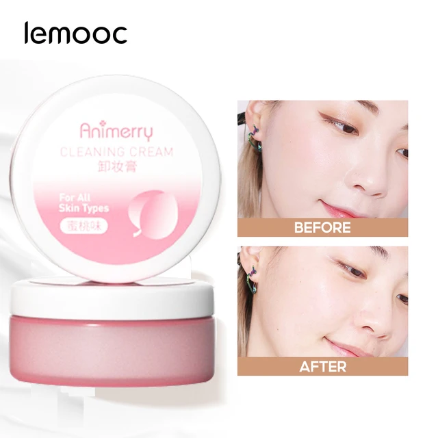 Lemooc Makeup Remover Cleansing Balm 50ml Moisturizing Creamy Texture Cosmetics Remover Cleaner Facial Cleansing Makeup Tools 1