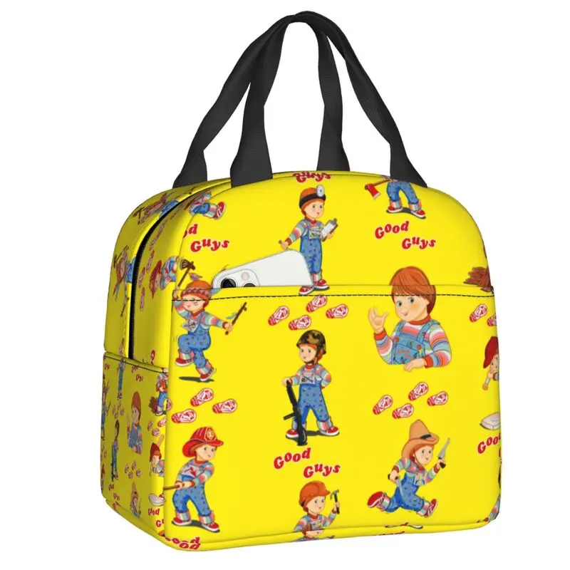 

Custom Good Guys Lunch Bag Men Women Thermal Cooler Insulated Lunch Box for Kids School Children