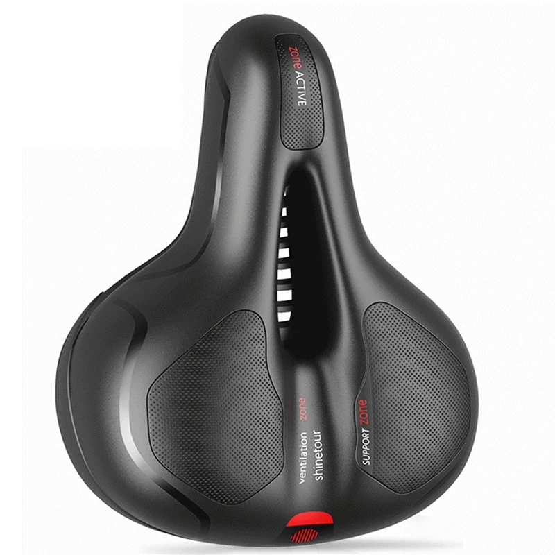 

MTB Bicycle Saddle Seat Big Butt Bicycle Road Cycle Saddle Mountain Bike Gel Seat Shock Absorber Wide Comfortable Accessories