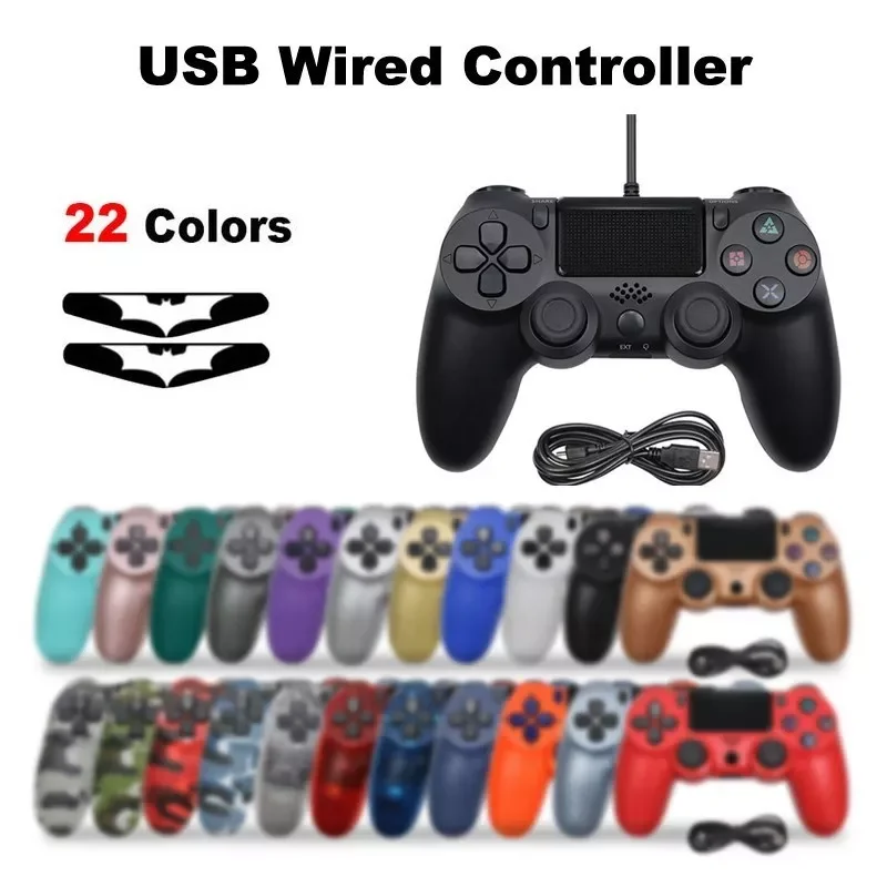 

USB Wired Controller for Manette PS4 Fit For mando PS4 Console For PS4 Gamepad USB PC Game Controller