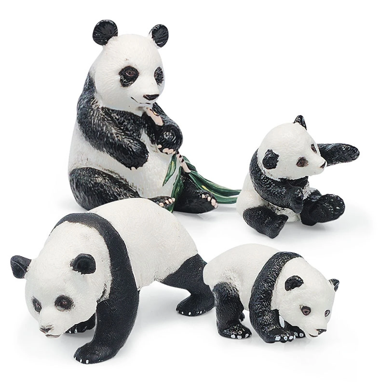 

Cute Panda Action Posture Figurines Fairy Garden Home Decor Mini Animal Miniatures Pot Landscape DIY Crafts Accessories