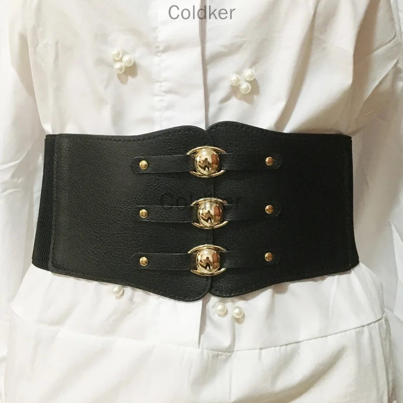 

Length 65cm Long Waist Belt Fashion Waist Belts Ladies Solid Stretch Elastic Wide Belt Medieval Costume for Women Waistband