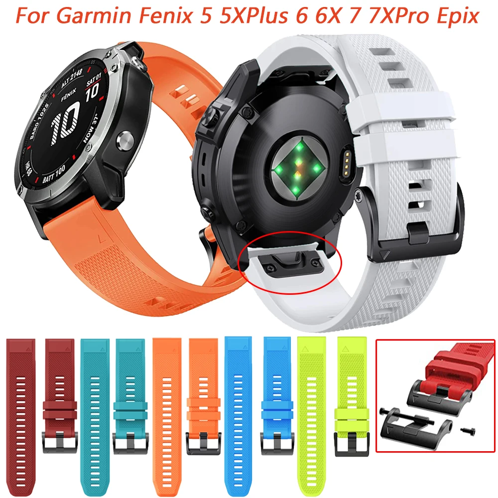 Фото Ремешок с винтом 22, 26 мм для GarminFenix 5 Plus Forerunner 745 для приближения к S60, S62, Quatix 5, 6, D2, Чарли 6X, D2, браслет bravo Quick Fit №1