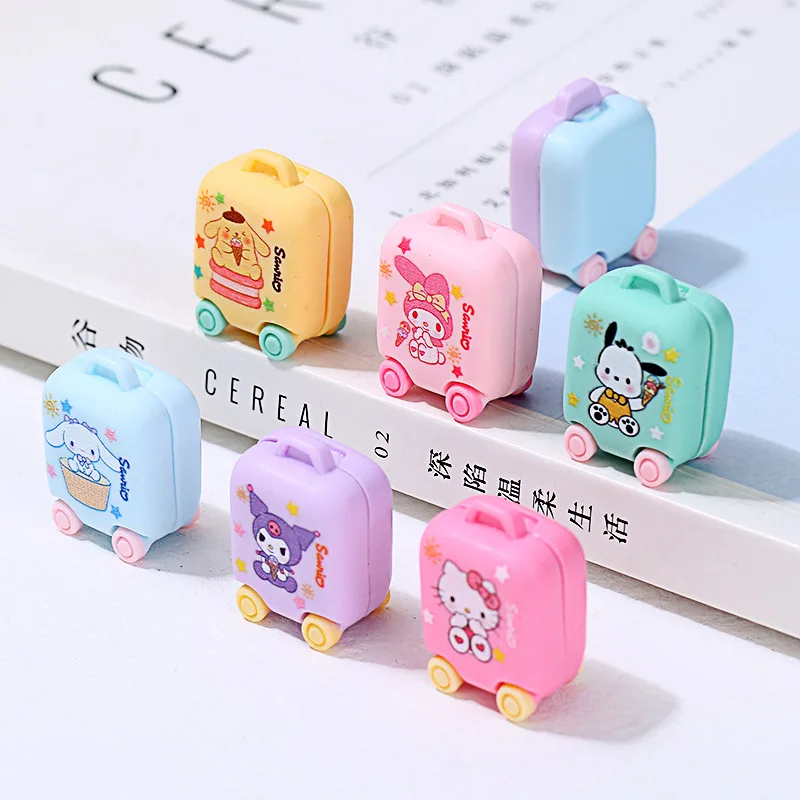 

5 шт. Sanrio Kuromi Kawaii My Melody Diy аксессуары Cinnamoroll аниме милая мультяшная кошка коробка для хранения пластырь игрушка для девочек