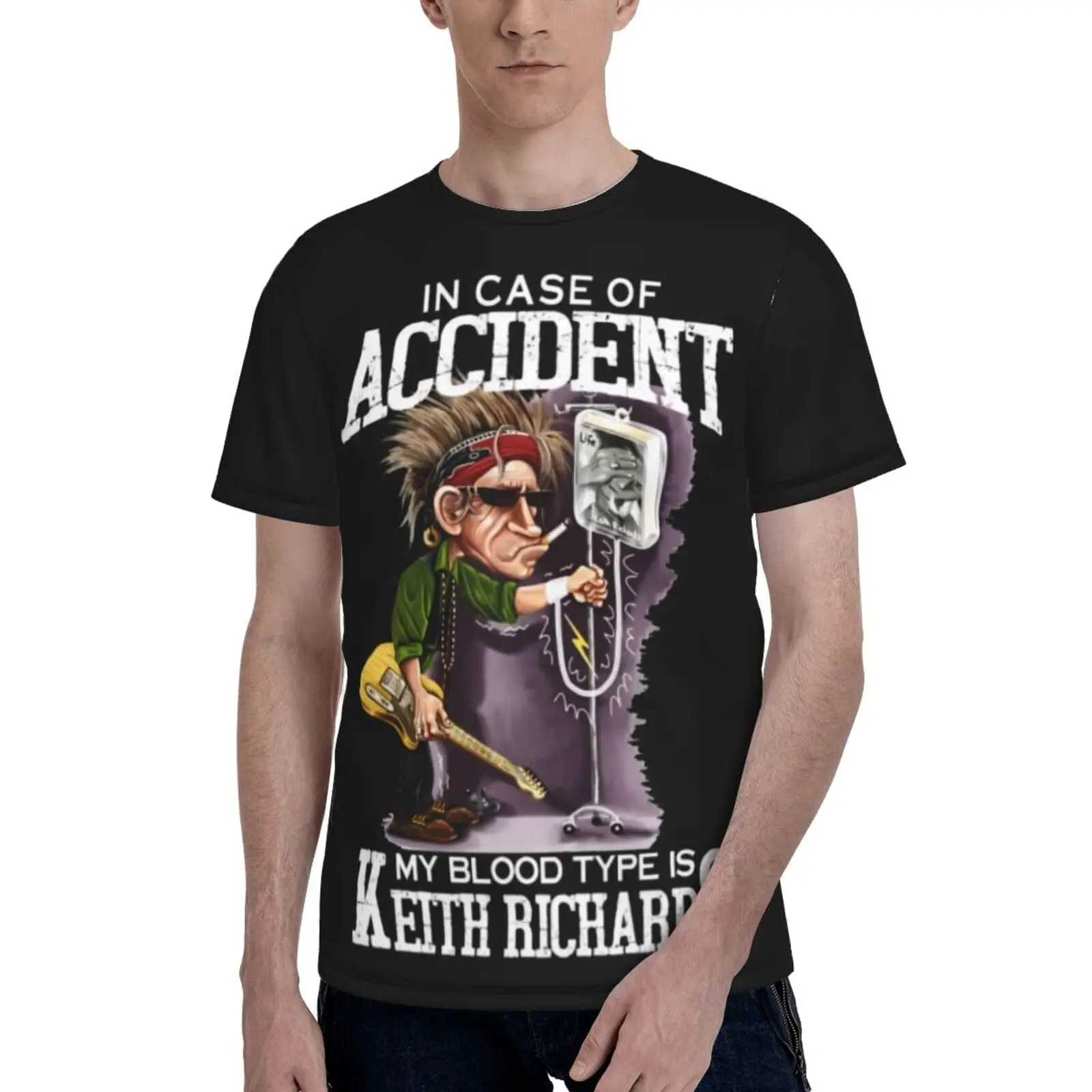 Мужская футболка с короткими рукавами и круглым вырезом классические футболки