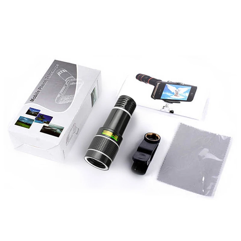 

With Tripod Telephoto Macro Camera Lenses Optical Universal Mobile Phone Camera Lens Monocular With Clip 20x Telescope Zoom