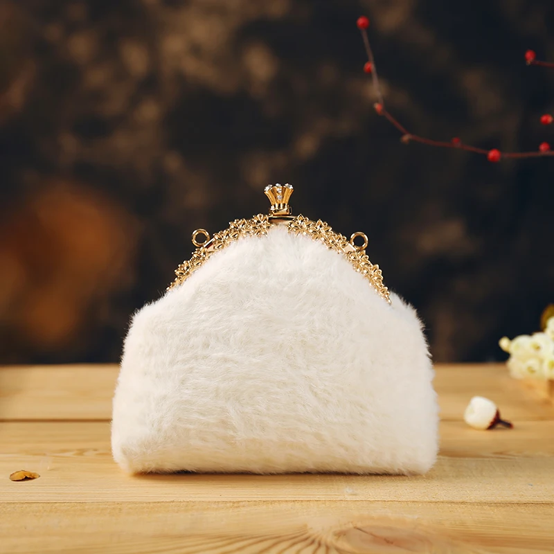 

Versatile Lady Sweet Style Small Mini Bag Crossbody Handbag with Long Chain Short Chain Girl Bag Coin Purse