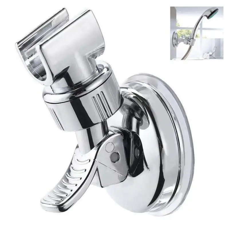 

1 шт. Универсальный Регулируемый держатель для ручного душа с присоской без перфорации вращение на 360 ° хромированные аксессуары для ванной комнаты