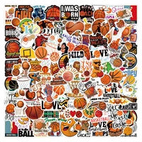 103050100pcs love basketball sports cartoon graffiti stickers kids toys diy creative laptop phone skateboard decal stickers