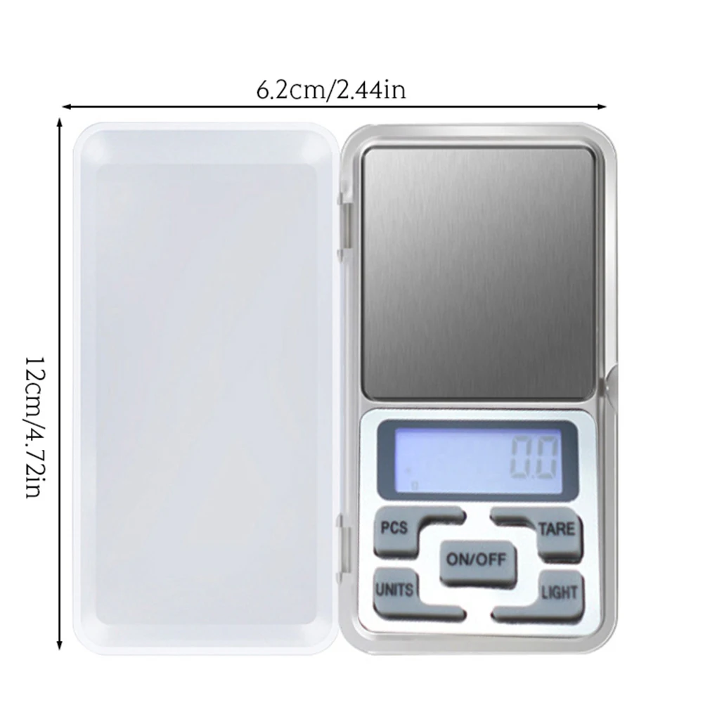 

Цифровые Карманные электронные весы с ЖК-дисплеем, 500 г, 0, 01 г