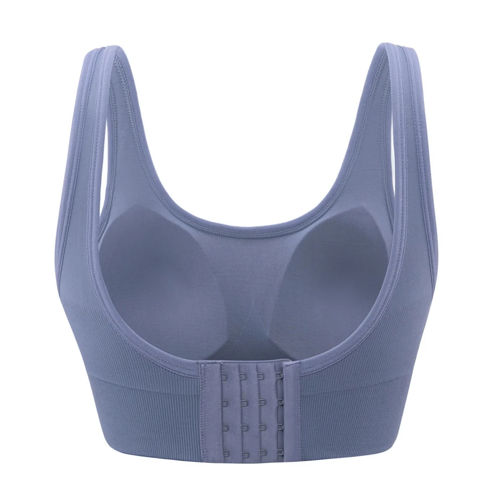 

Women Shockproof Yoga Bra Beauty U Back Full Cup Sports Bralette Elastic Breathable Comfortable Fitness Workout Underwear