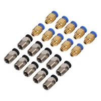 pc4 m10 straight pneumatic fitting push to connect pc4 m6 quick in fitting for 3d printer bowden extruder pack of 20pcs