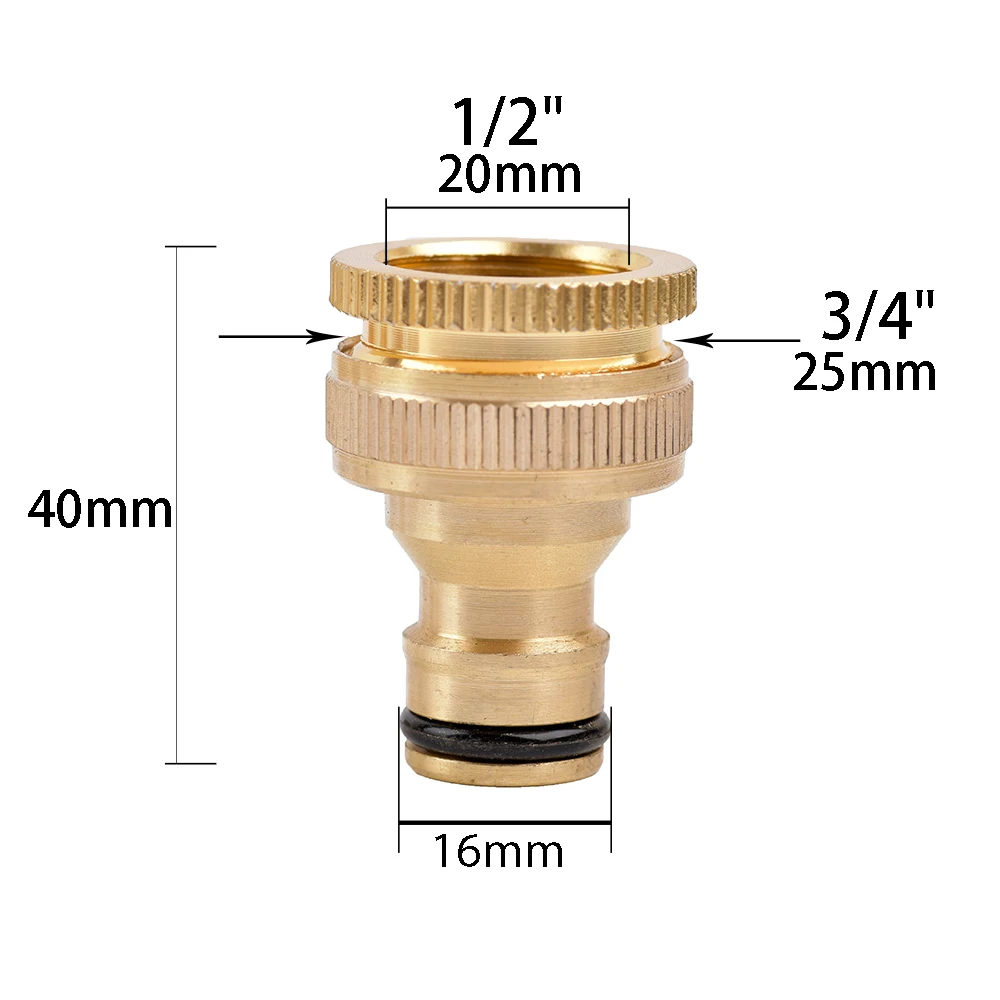 

Латунные быстросъемные фитинги для шланга 1/2'' 3/4'' 1''