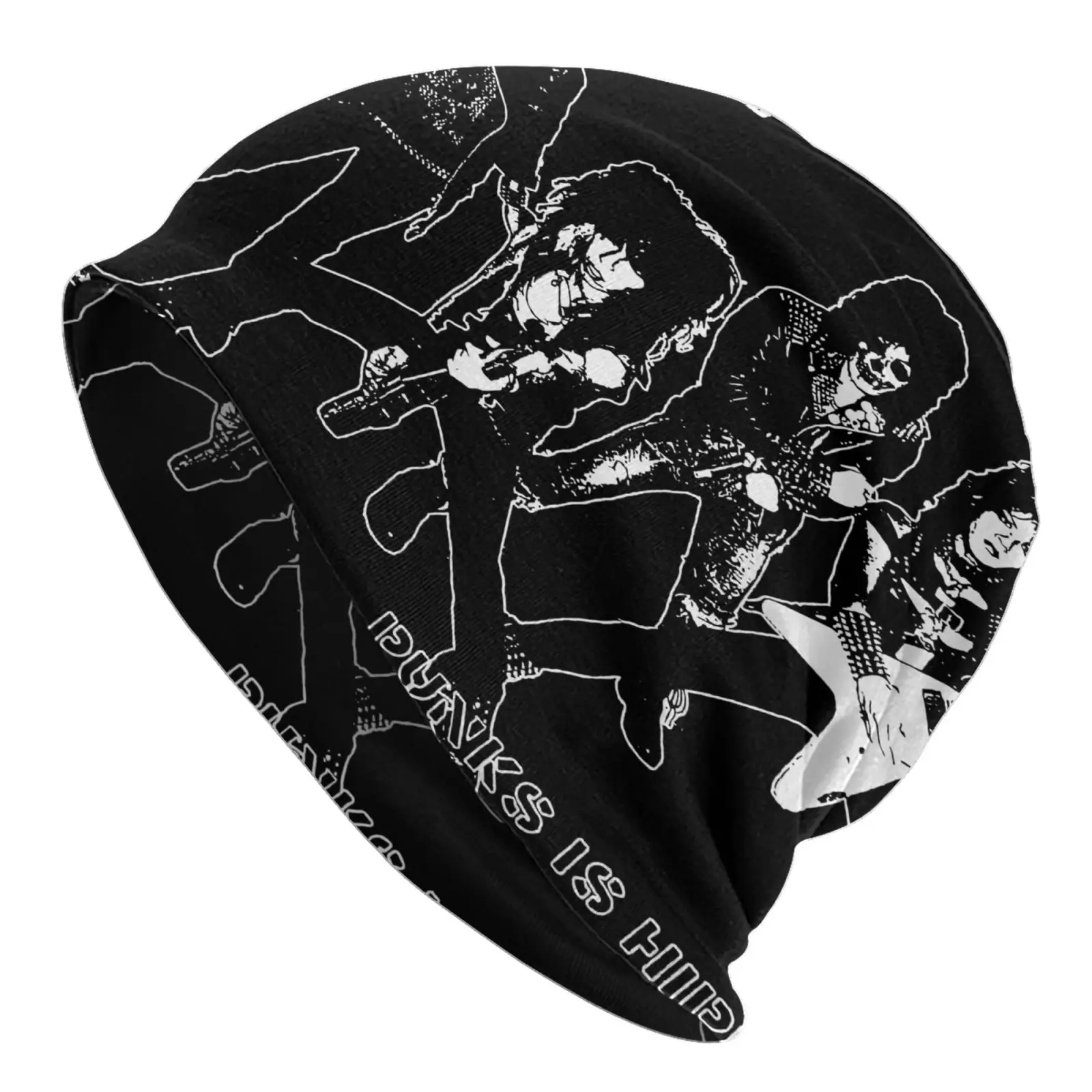 

Женская зимняя шапка Gism Punks Is hipppies, Зимняя Шапка-бини в стиле хип-хоп
