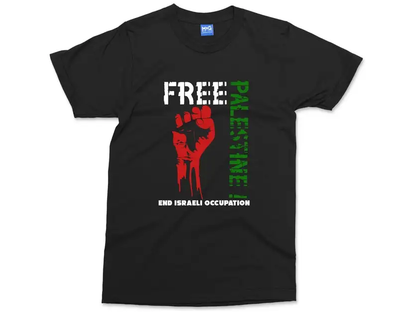 

FREE PALESTINE T-shirt Save Gaza Freedom Palestine Protest Stop Israeli Occupation Palestine shirt Tee Top ALL Sizes