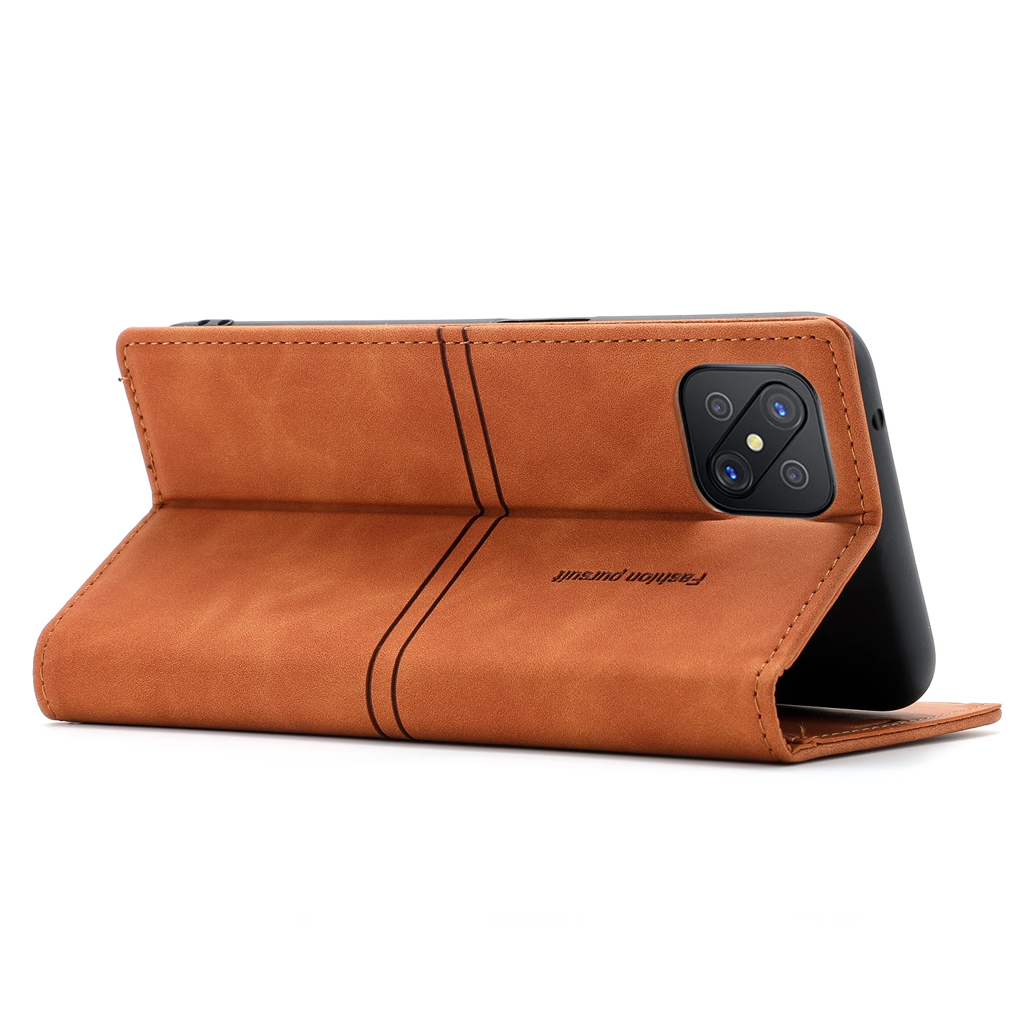 5 # Кожаный чехол-кошелек с защитой от падения раскладной чехол для телефона OPPO K7