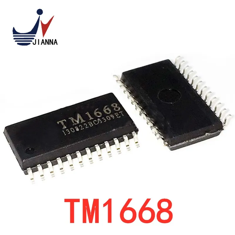 5 шт./партия, светодиодный драйвер TM1668 SM1668 MC2102D SOP24