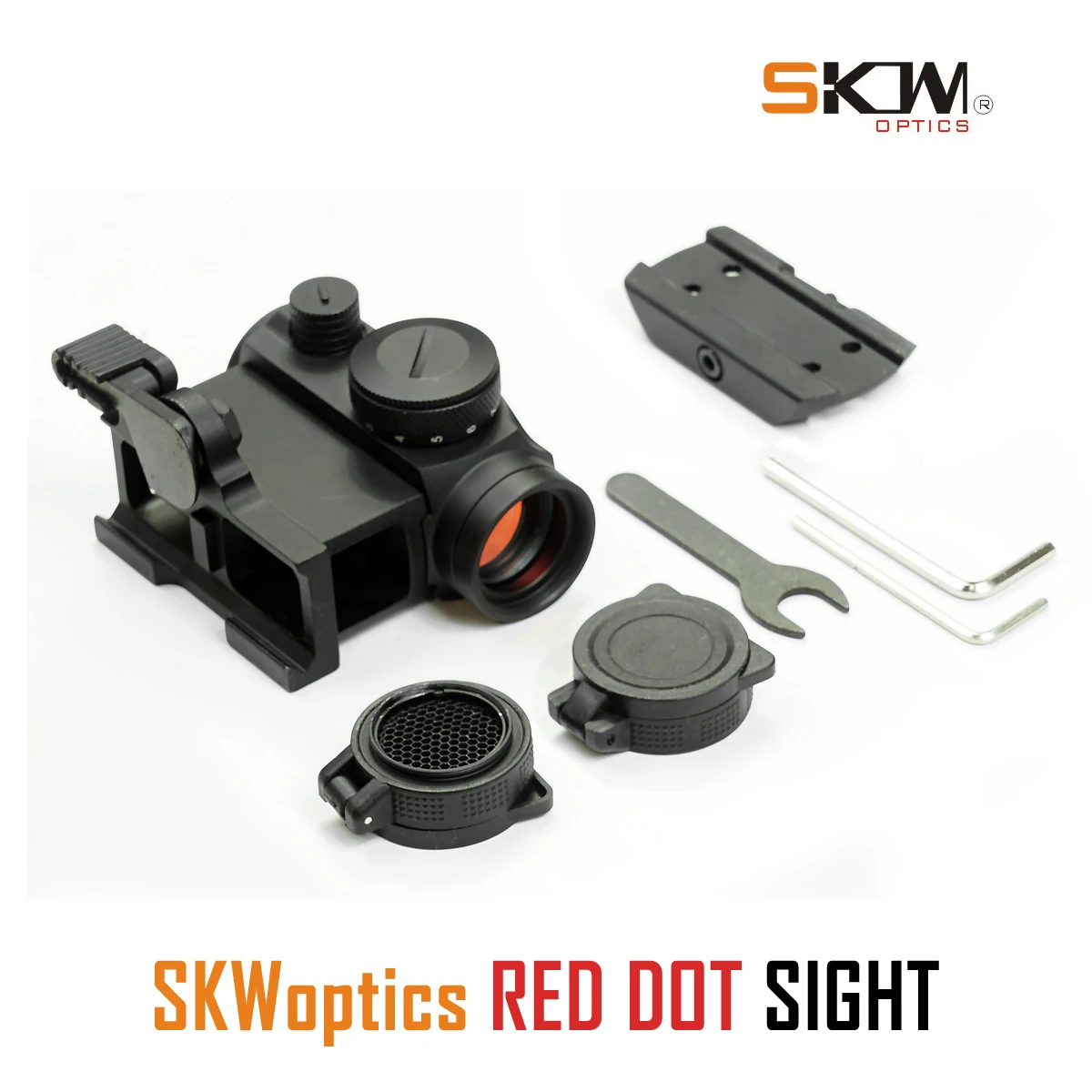 Бесплатная доставка! Винтовочный прицел SKWoptics Red Dot Sight 1X20 AR15 подходит для крепления на планку Пикатинни (art.: 78ce5851) - 78ce5851