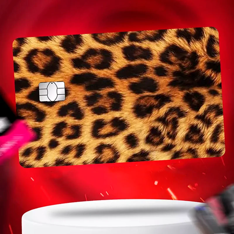 

Леопардовые наклейки для карт MINISO