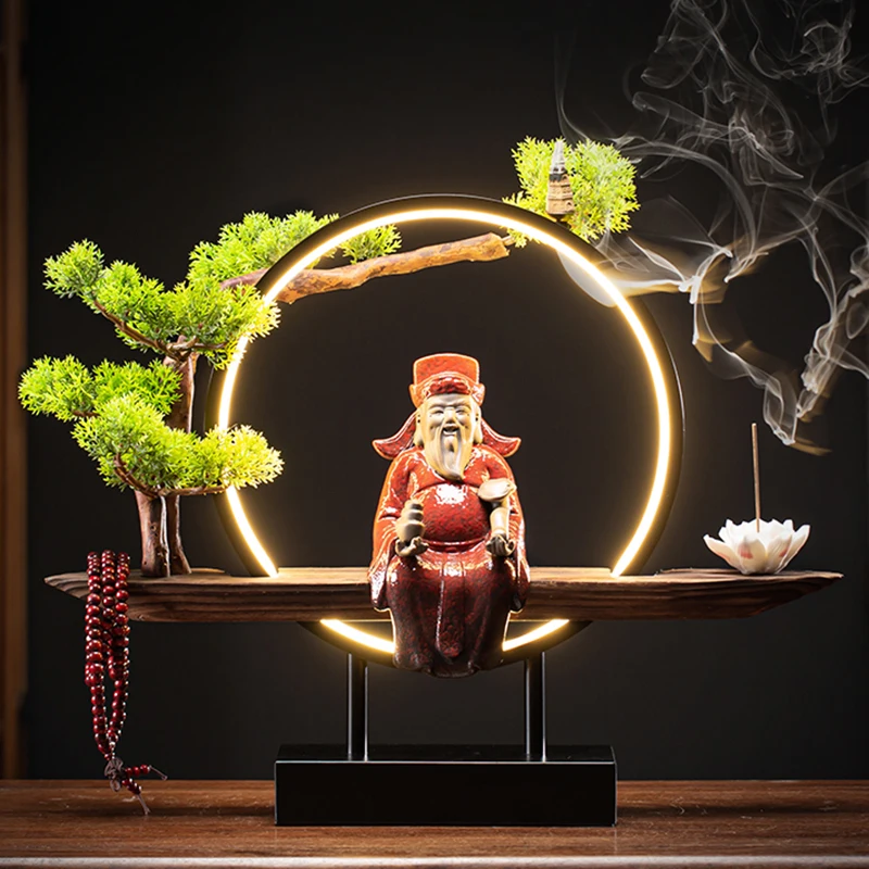 

Electric Backflow Incense Burners Ceramic Incense Burner Ramadan Light Chinese Buddha Porta Incienso Home Decorations