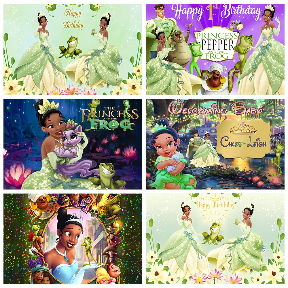 Студийный фон для фотосъемки с изображением принцессы и тианы