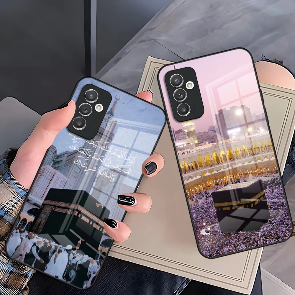 Стеклянный чехол для Samsung S20 S30 S21 A34 A54 A53 M54 A24 Note 20