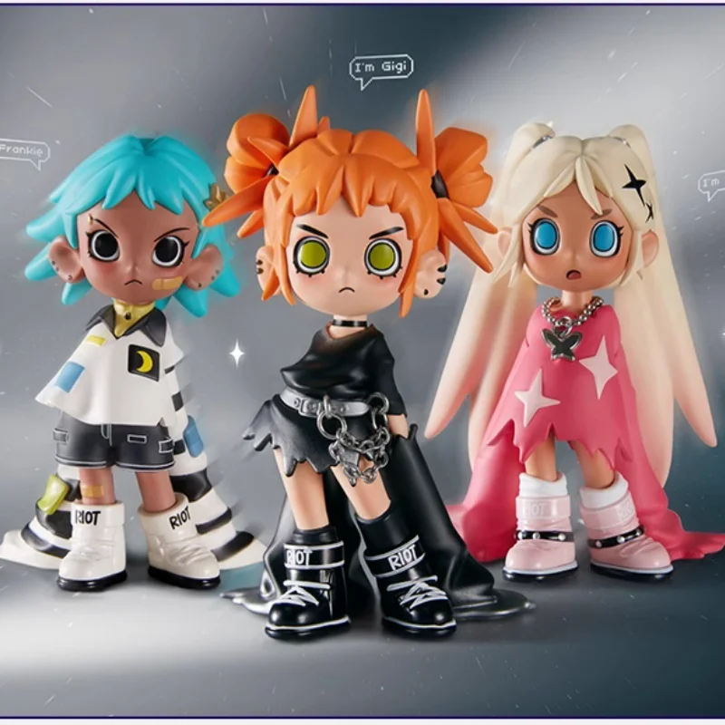 Новый Lil Peach Riot The Little Rebellion Is Loaded Series Слепая коробка Крутая девушка Мак Характерные