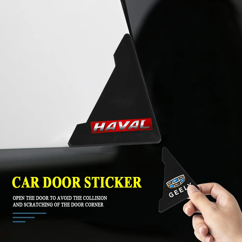 

2pcs Car Shape Rubber Anti Scratch Door Foot Sticker for Mustang 2005 2006 2007 2008 2009 2013 2015 Pickguard GT5.0 SPECA Shelby