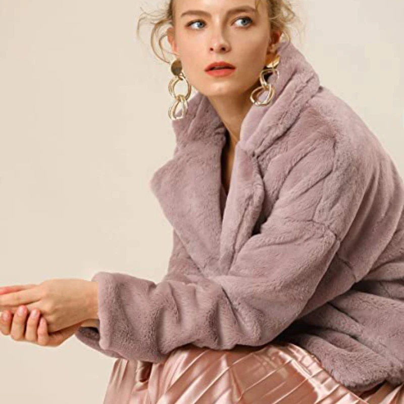 

New 8-color Imitation Fur Coat Furry Top Women's Korean Version All-match Loose Casual Coat Young Vest Winter Coat Women