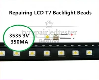 100pcs repair led tv backlight 3v diode original 3535 lamp beads led tv bar