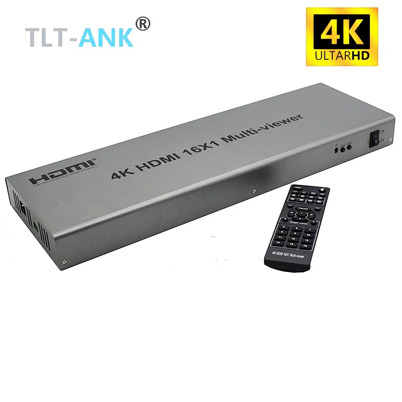 Фото Мультививер 16x1 4K HDMI с бесшовным переключением и 12 режимами видеосегментации №1