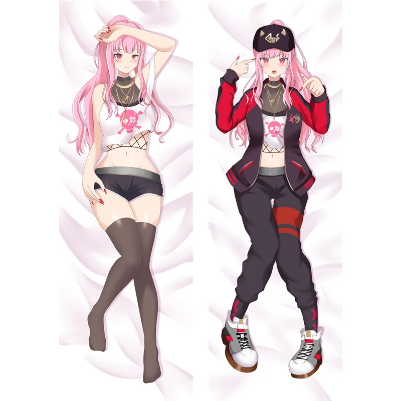 

New Pattern Anime VTuber Hololive Mori Calliope Pillow Cover Cushion Otaku Dakimakura Case Body Hugging Cosplay