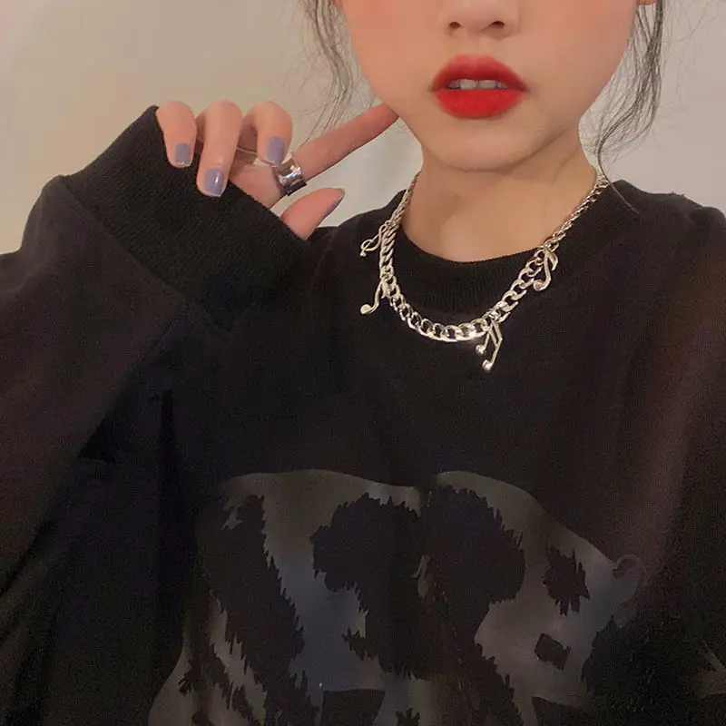 

Цепочка с подвеской в стиле хип-хоп для женщин, роскошное ожерелье до ключиц, подарочное Ювелирное Украшение, 2022