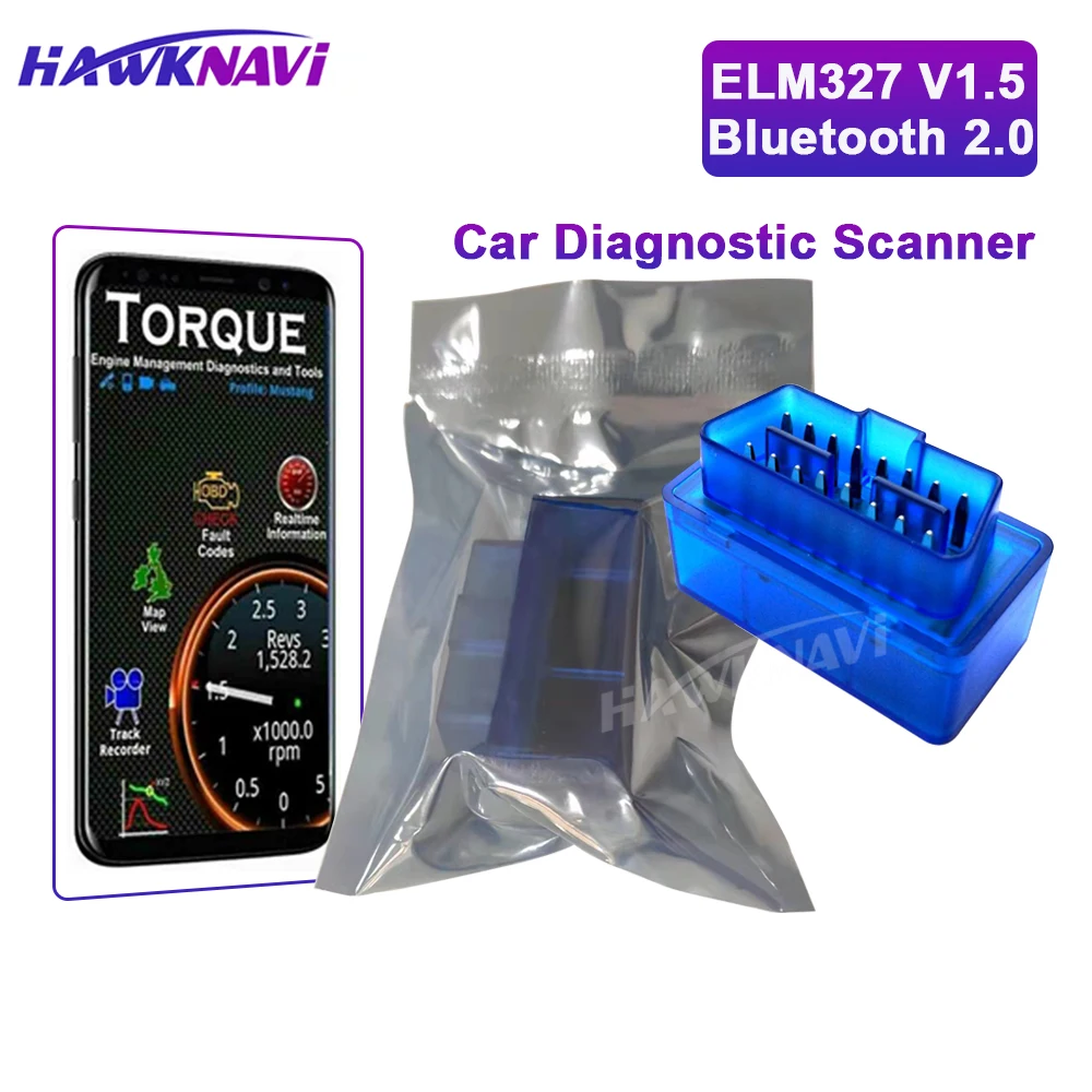 Bluetooth V1.5 ELM327 OBD2 автомобильный диагностический инструмент Автомобильный сканер