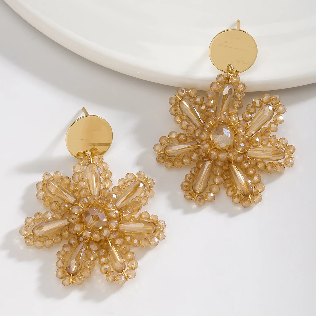 Висячие Серьги Ручной Работы В Стиле Бохо С Бусинами Vedawas Элегантные Простые