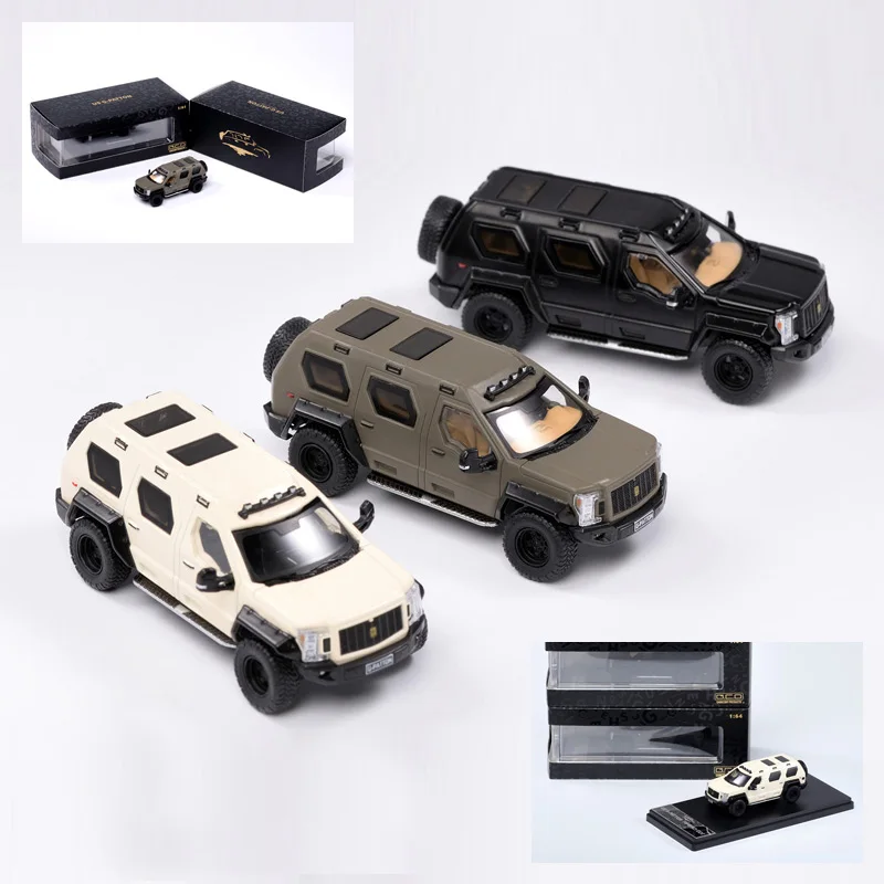 

GCD 1:64 George Barton G.PATTON Civilian Armored Vehicle SUV Off-Road Vehicle Simulation Alloy Car Model