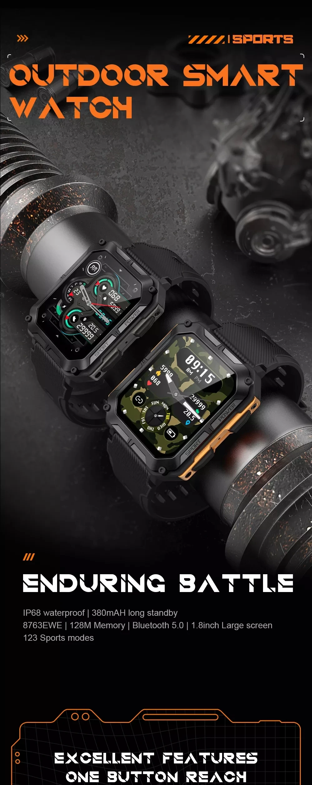 Для Xiaomi Redmi Note 12T Pro 11 K60 Смарт-часы с Bluetooth водонепроницаемые спортивные