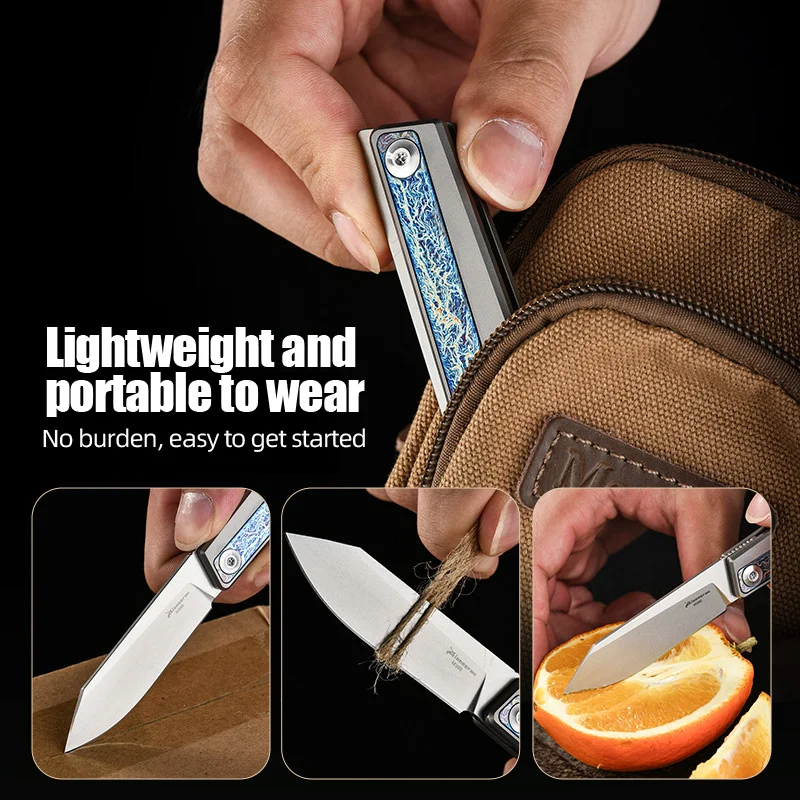 Фото Многофункциональный инструмент Supreme CUT XD039 из стали M390 с рукояткой из титанового сплава №4