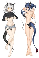 anime dakimakura chen talulah arknights double sided print life size body pillow cover