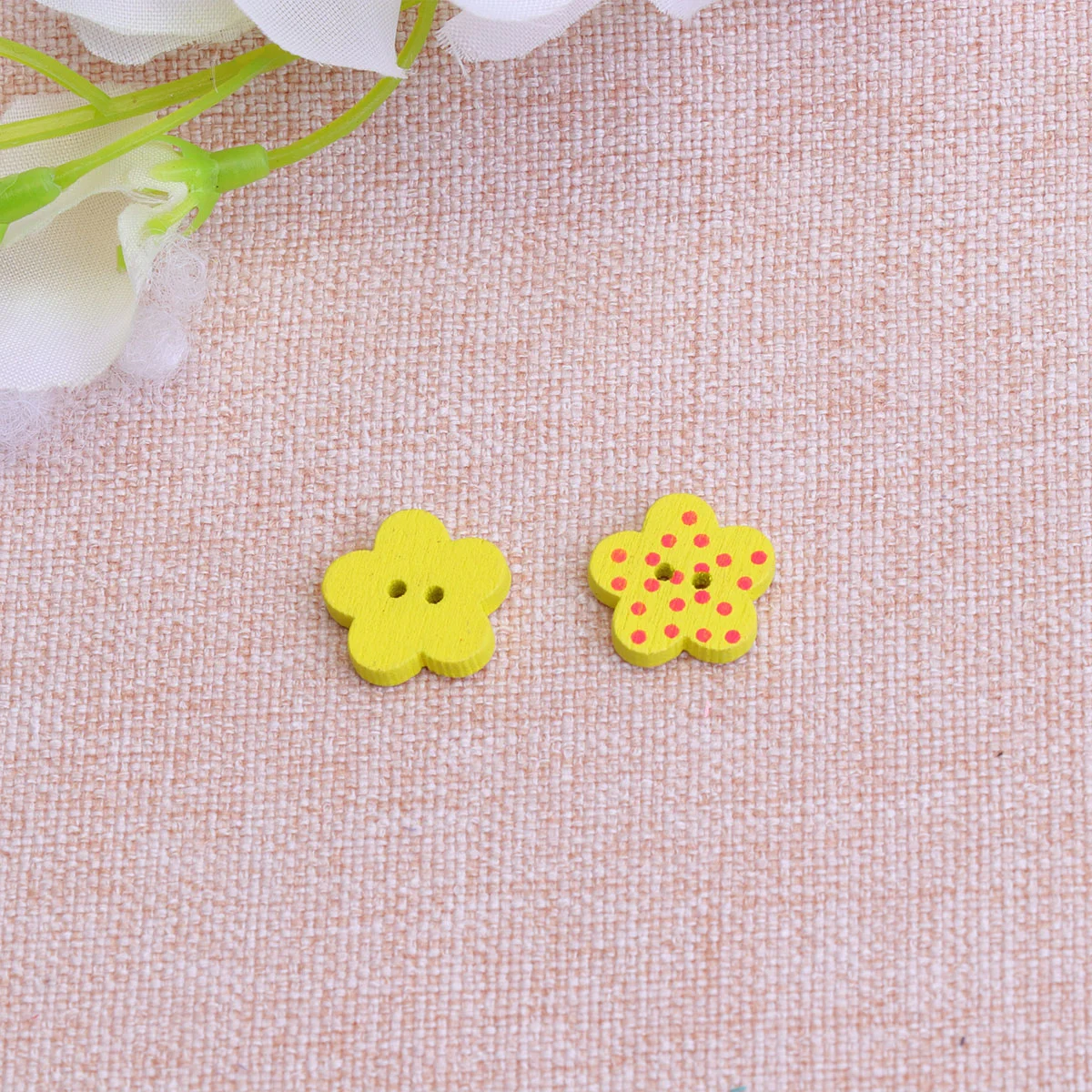 

Buttons Buttonwooden Flower Wood Sewing Crafts Knitting Crafting Butterflies Kids Retro Craft Vintage Holes Diy