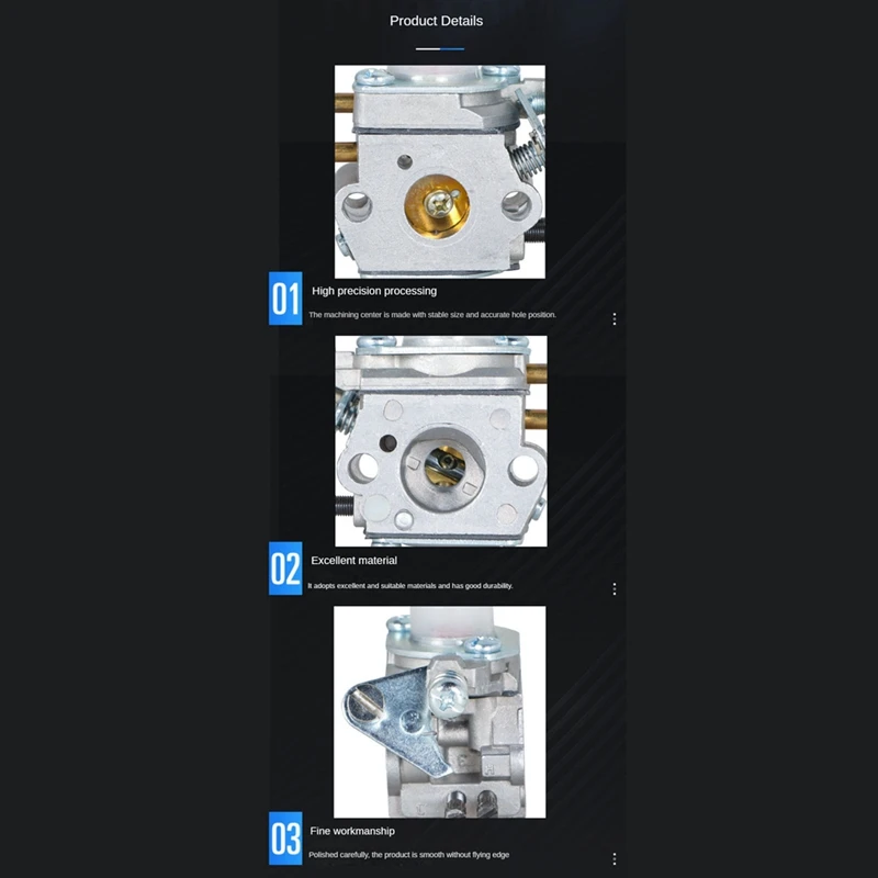 Детали карбюратора K52 для ZAMA C1U-K52/K47 Echo SRM2100 GT2000 GT2100C1U-K29 Комплект
