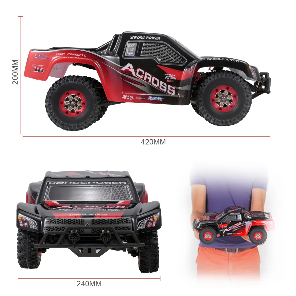 Модель автомобиля Wltoys 12423 на радиоуправлении 1/12 ГГц |