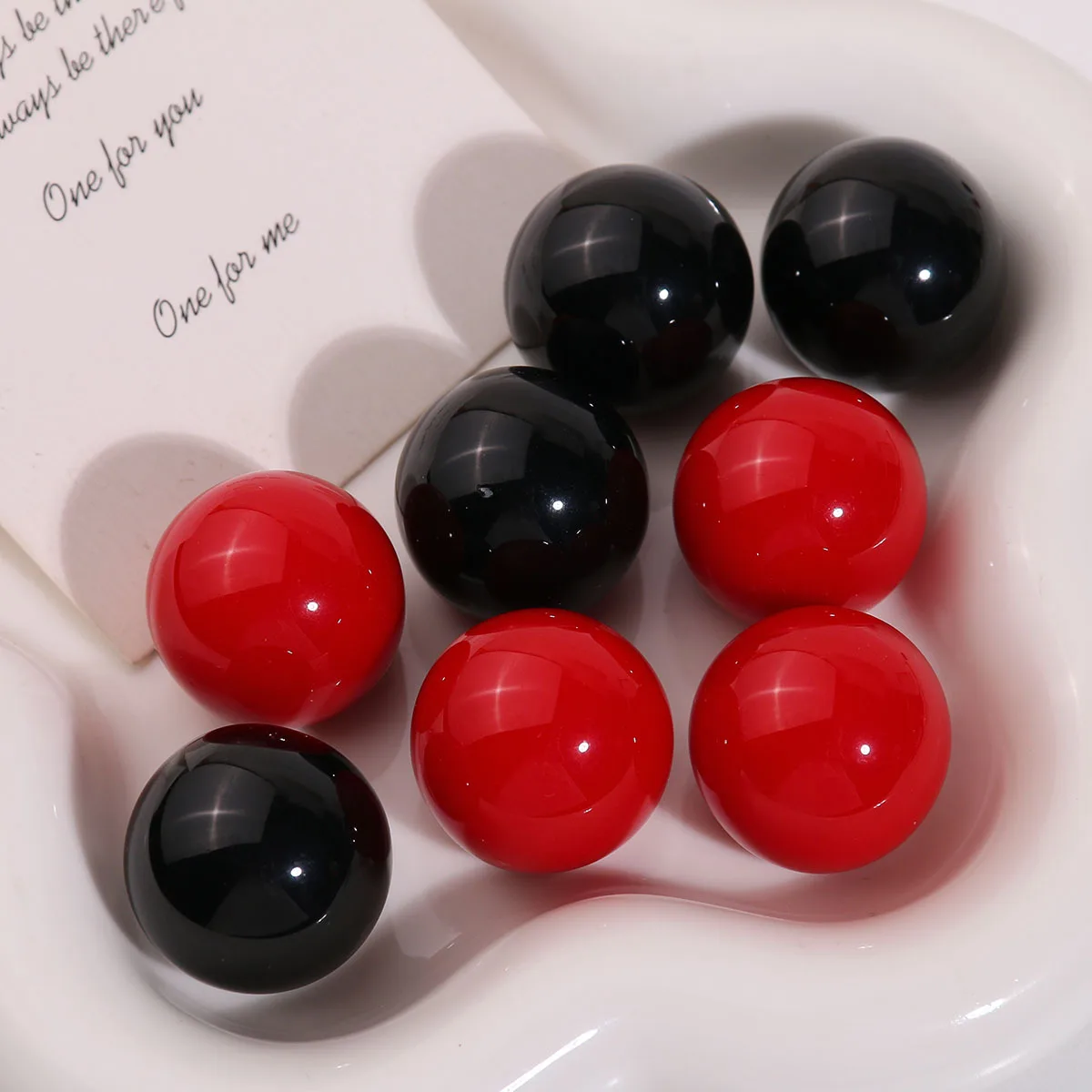 2 шт. круглые резиновые серьги сделай сам