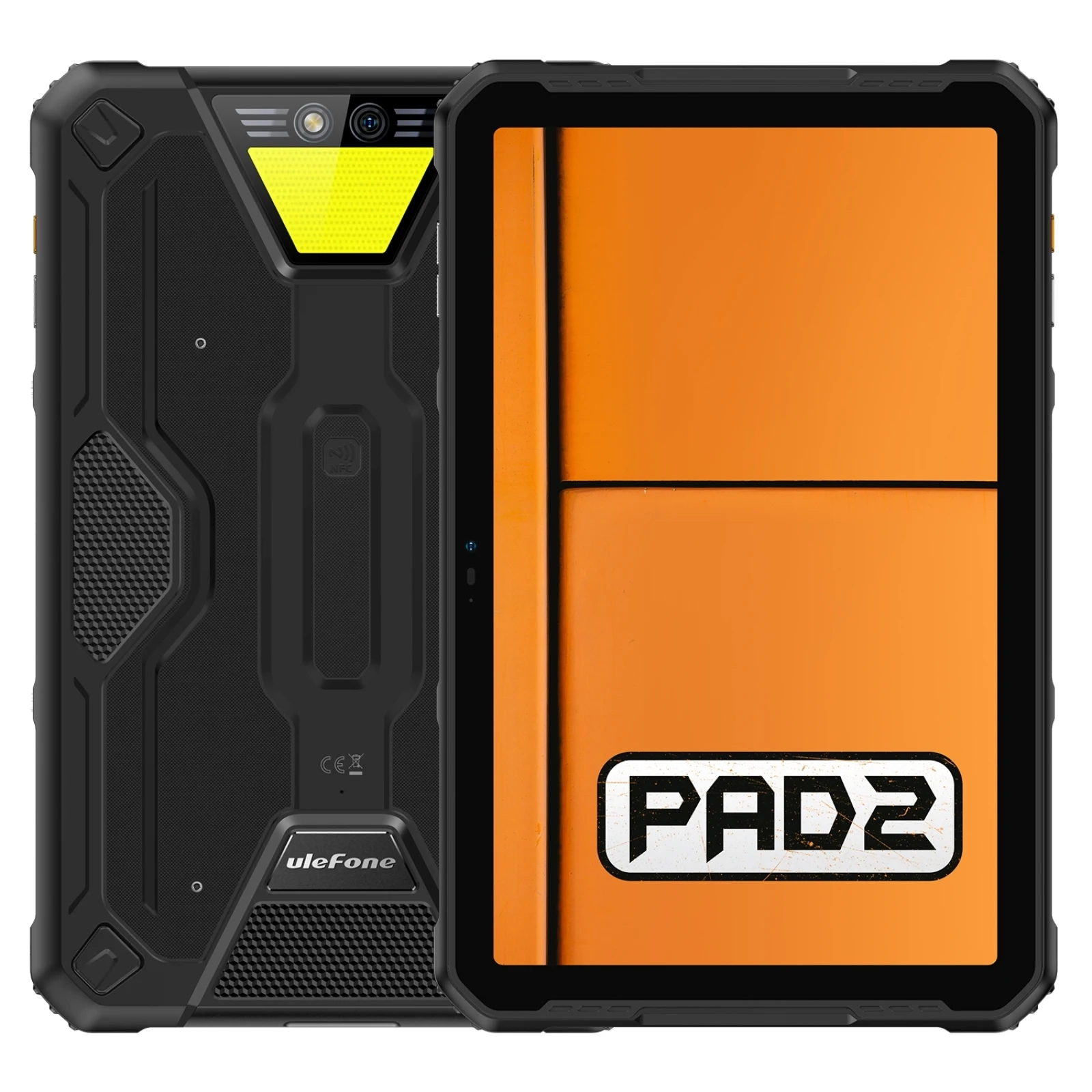 Фото Ulefone Armor Pad 2 — защищенный планшет на Android 13, до 16 ГБ+256 ГБ, IP68/IP69K, MediaTek Helio G99, 11 дюймов, 2K, 18600 мАч, NFC №1
