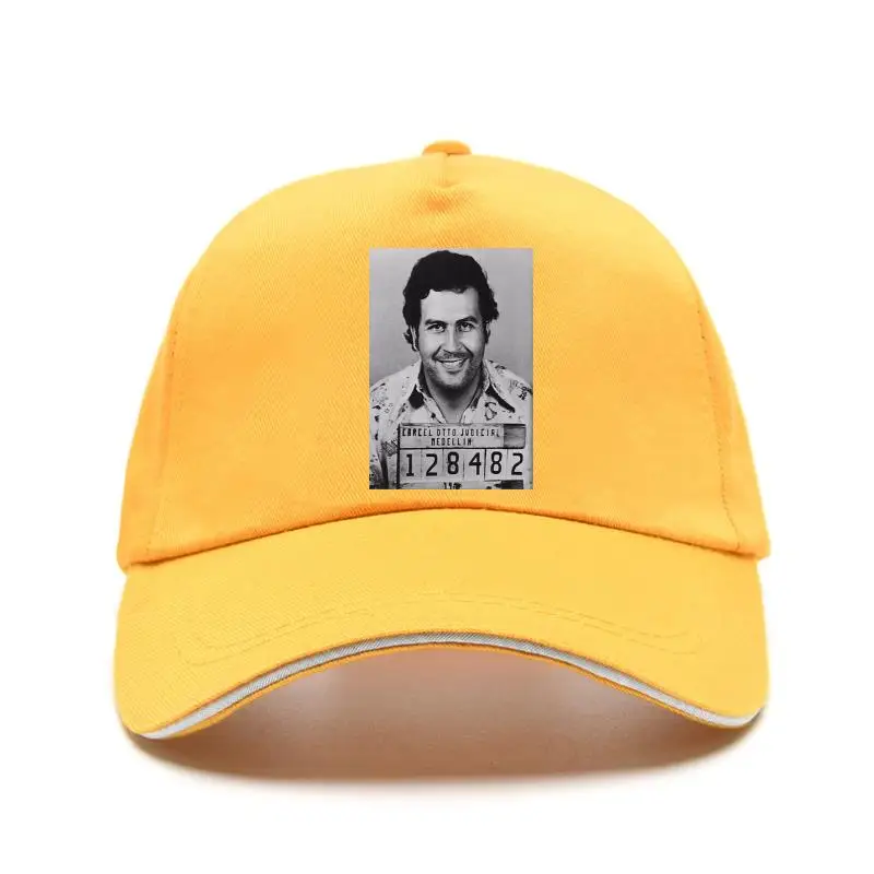 

Мужская бейсболка с принтом Пабло Эскобара, 100% хлопок, регулируемая бейсболка